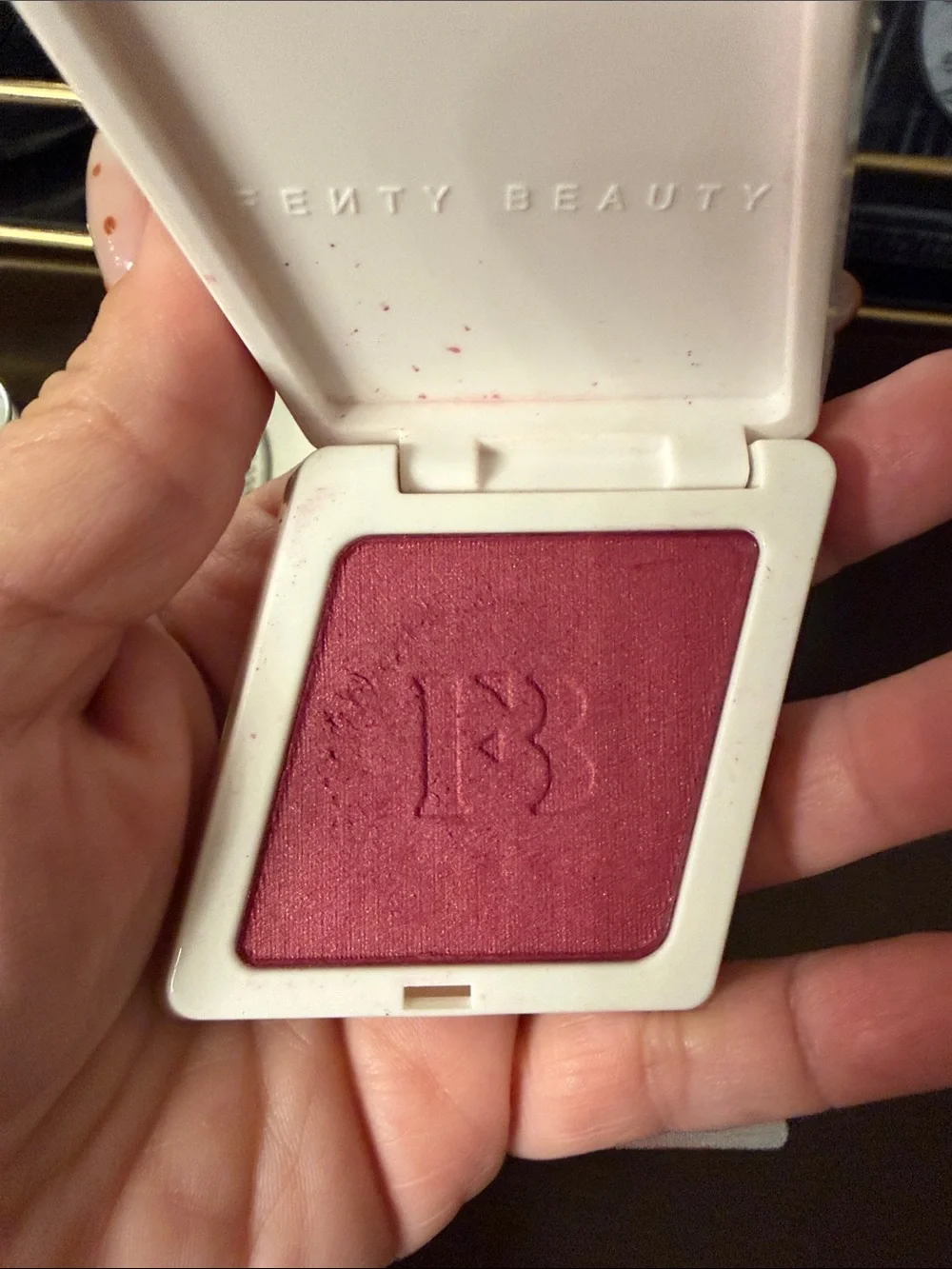 Fenty Beauty + Haus Labs Blush Duo- summertime wine and Glassy Lilac
